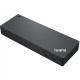 Lenovo Thunderbolt 4 Dock Workstation Dock (Max displays: 4/Max resolution: 8K/30Hz and 4K/60Hz/Supports: 1x8K/30HZ and 4x4K/60Hz/1xEthernet LAN (RJ-45)/2xDP 1.4/1xHDMI 2.1/4xUSB 3.1 (1 always-on)/1xThunderbolt 4 downstream/2xUSB-C/1x3.5mm combo jack/Blue