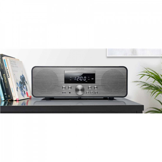 Muse Bluetooth Micro System M-880 BTC 80 W, Wireless connection, Silver, AUX in, CD player, NFC, Bluetooth