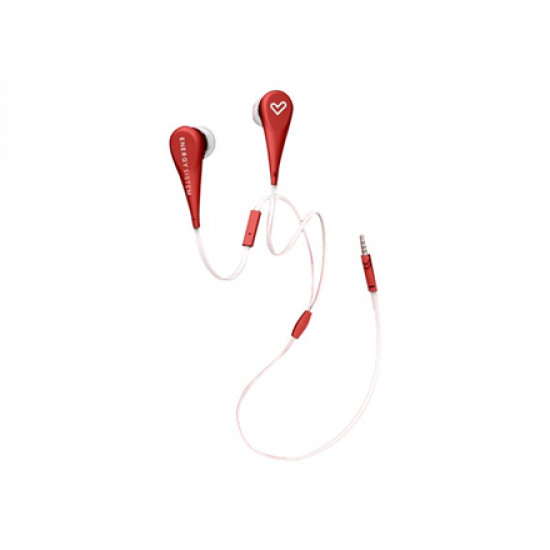 Energy Sistem Earphones Style 1+ 3.5 mm, In-ear/Ear-hook, Microphone, Red