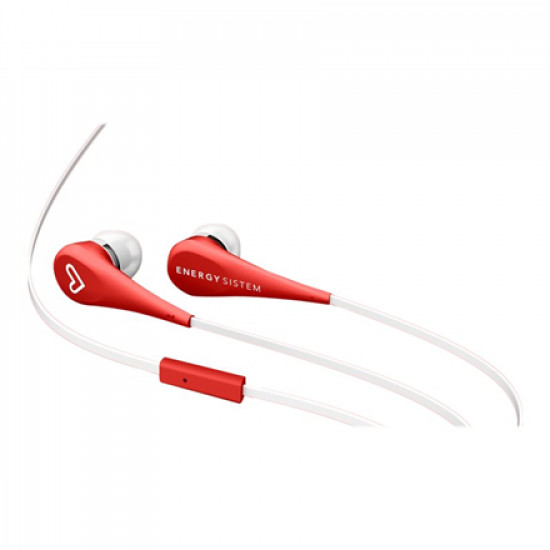 Energy Sistem Earphones Style 1+ 3.5 mm, In-ear/Ear-hook, Microphone, Red