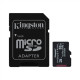 Kingston UHS-I 32 GB, microSDHC/SDXC Industrial Card, Flash memory class Class 10, UHS-I, U3, V30, A1, SD Adapter