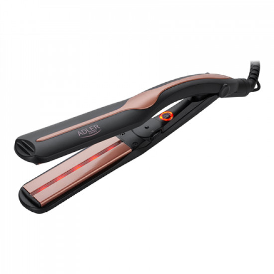 Adler Infrared Hair Straightener AD 2318 Warranty 24 month(s), Ceramic heating system, Temperature (min) 150 C, Temperature (max) 230 C, 35 W, Black