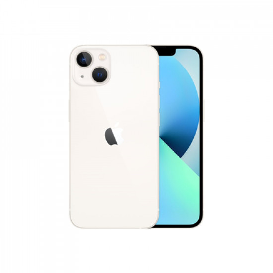 Apple | iPhone 13 | Starlight | 6.1  | Super Retina XDR OLED | 1170 x 2532 pixels | Apple | A15 Bionic | Internal RAM 4 GB | 128 GB | Dual SIM | Nano-SIM | 3G | 4G | 5G | Main camera resolution 12+12 MP | Secondary camera resolution 12 MP | iOS | 15 | 3240 mAh