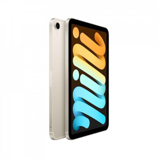 Apple | iPad Mini 6th Gen | 8.3  | Starlight | Liquid Retina IPS LCD | 1488 x 2266 pixels | A15 Bionic | 4 GB | 64 GB | Wi-Fi | Front camera | 12 MP | Rear camera | 12 MP | Bluetooth | 5.0 | iPadOS | 15 | Warranty 12 month(s)