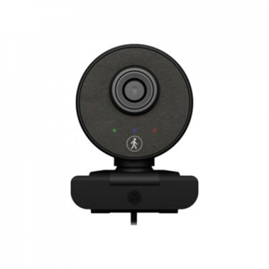 Raidsonic Webcam with microphone IB-CAM501-HD Black