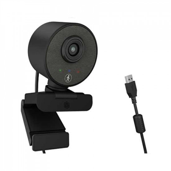 Raidsonic Webcam with microphone IB-CAM501-HD Black