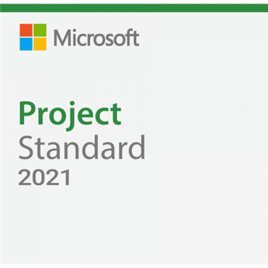 Microsoft 076-05905, Project Standard 2021, ESD, All Languages