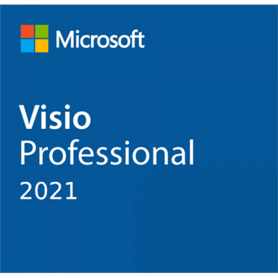 Microsoft D87-07606, Visio Professional 2021, ESD, All Languages