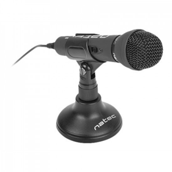 Natec Microphone NMI-0776 Adder Black, Wired