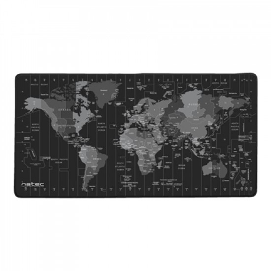 Natec Mouse Pad, Time Zone Map, Maxi, 800x400 mm