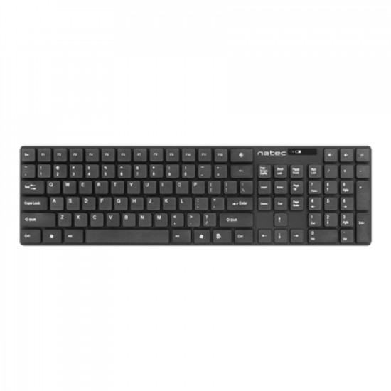 Natec Keyboard and Mouse Stringray 2in1 Bundle Keyboard and Mouse Set, Wireless, US, Black