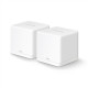 Mercusys AC1300 Whole Home Mesh Wi-Fi System Halo H30G (2-Pack) 802.11ac, 400+867 Mbit/s, Ethernet LAN (RJ-45) ports 2, Mesh Support Yes, MU-MiMO Yes, White