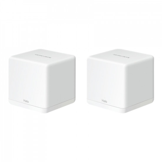 Mercusys AC1300 Whole Home Mesh Wi-Fi System Halo H30G (2-Pack) 802.11ac, 400+867 Mbit/s, Ethernet LAN (RJ-45) ports 2, Mesh Support Yes, MU-MiMO Yes, White