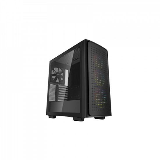 Deepcool MID TOWER CASE CK560 Side window, Black, Mid-Tower, Power supply included No