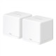 Mercusys AC1300 Whole Home Mesh Wi-Fi System Halo H30G (3-Pack) 802.11ac, 400+867 Mbit/s, Ethernet LAN (RJ-45) ports 2, Mesh Support Yes, MU-MiMO Yes, White