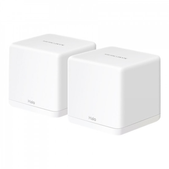 Mercusys AC1300 Whole Home Mesh Wi-Fi System Halo H30G (3-Pack) 802.11ac, 400+867 Mbit/s, Ethernet LAN (RJ-45) ports 2, Mesh Support Yes, MU-MiMO Yes, White