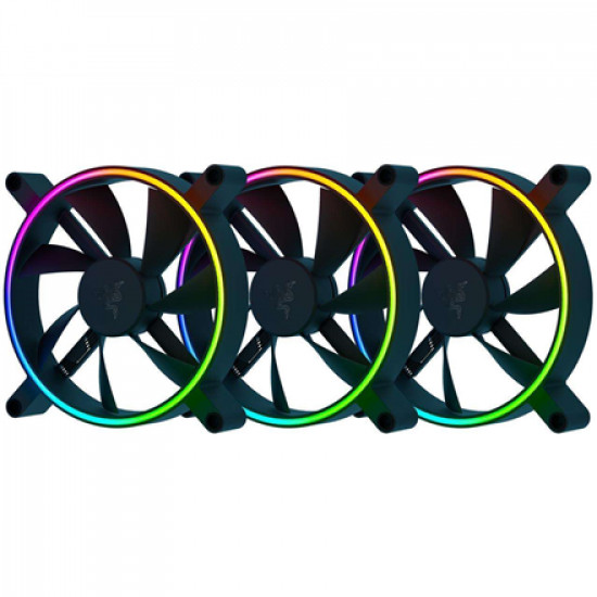 Razer Kunai Chroma RGB 140mm LED PWM Performance Fan - 3 Pack