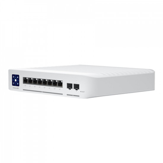 Ubiquiti | Switch Enterprise 8 PoE | USW-Enterprise-8-PoE | Managed L3 | Desktop | Gigabit Ethernet (copper) ports quantity SMB Layer 3* PoE | SFP ports quantity 0 | SFP+ ports quantity 2 | Power supply type AC/DC, Internal, 150W