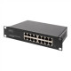 Digitus 16-port Gigabit Ethernet Switch DN-80115 10/100/1000 Mbps (RJ-45), Unmanaged, Rackmountable, Power supply type Internal, Ethernet LAN (RJ-45) ports 16