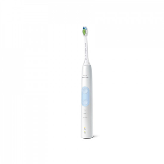 Philips Sonicare ProtectiveClean 5100 Electric Toothbrush HX6859/29 Rechargeable, For adults, Number of brush heads included 2, White/Light Blue, Number of teeth brushing modes 3, Sonic technology