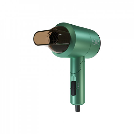 Adler Hair Dryer AD 2265 1100 W, Number of temperature settings 2, Green