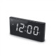 New-One Alarm function, CR136, Dual Alarm Clock Radio PLL, Black