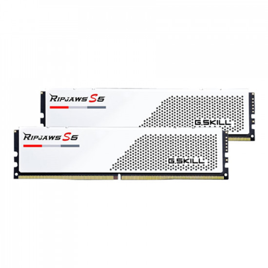 G.Skill Ripjaws S5 32 GB, DDR5, 5200 MHz, PC/server, Registered No, ECC No, White, 2x16 GB