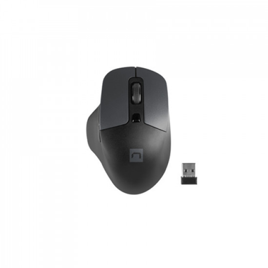 Natec Mouse, BlackBird 2, Silent, Wireless, 1600 DPI, Optical, Black