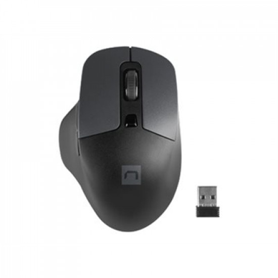 Natec Mouse, BlackBird 2, Silent, Wireless, 1600 DPI, Optical, Black