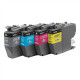 Brother LC422VALDR Ink Cartridge, Black, Cyan, Magenta, Yellow