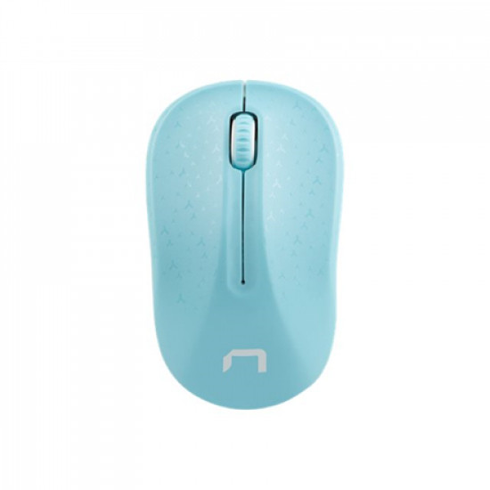 Natec Mouse, Toucan, Wireless, 1600 DPI, Optical, Blue/White