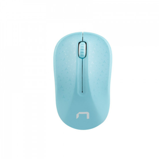 Natec Mouse, Toucan, Wireless, 1600 DPI, Optical, Blue/White