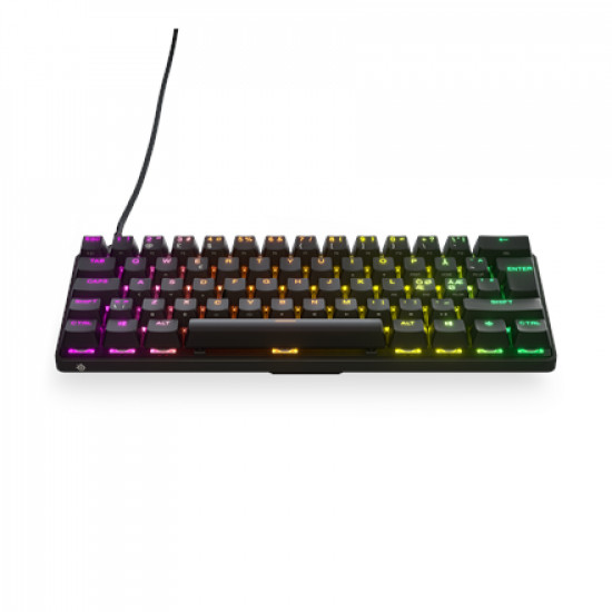 SteelSeries Gaming Keyboard Apex Pro Mini, RGB LED light, NORD, Black, Wired