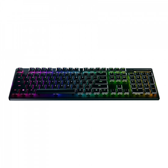 Razer Gaming Keyboard Deathstalker V2 Pro RGB LED light, US, Wireless, Black, Optical Switches (Linear), Numeric keypad