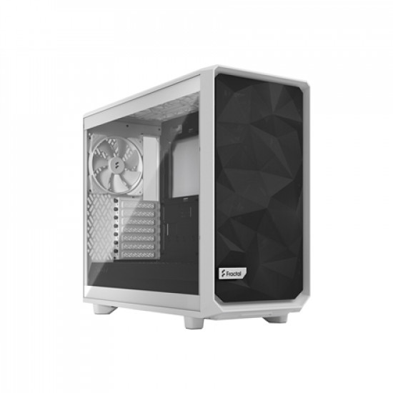 Fractal Design | Meshify 2 Lite TG Clear | Side window | White | E-ATX | Power supply included No | ATX