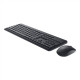 Dell Keyboard and Mouse KM3322W Keyboard and Mouse Set, Wireless, Batteries included, US, Black