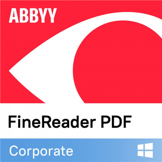 ABBYY FineReader PDF Corporate, Volume License (Remote User), Subscription 3 years, 5 - 25 Licenses