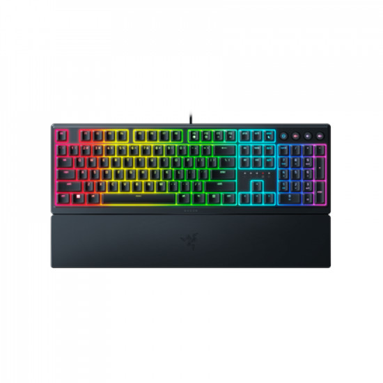 Razer Ornata V3 Gaming Keyboard, RGB LED light, US, Black, Wired, Mecha-Membrane