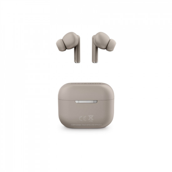 Energy Sistem Earphones True Wireless Style 2 Champagne (True Wireless Stereo, BT 5.1, Deep Bass, Charging Case)