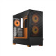 Fractal Design Pop Air RGB Orange Core TG Clear Tint, ATX, mATX, Mini ITX, Power supply included No