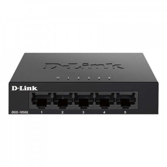 D-Link Ethernet Switch DGS-105GL/E Unmanaged, Desktop, 1 Gbps (RJ-45) ports quantity 5