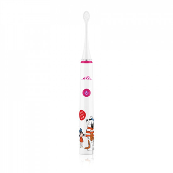 ETA Sonetic Kids Toothbrush ETA070690010 Rechargeable, For kids, Number of teeth brushing modes 4, Pink/White