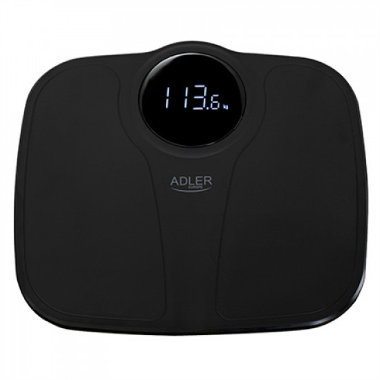 Adler Bathroom Scale AD 8172b Maximum weight (capacity) 180 kg, Accuracy 100 g, Body Mass Index (BMI) measuring, Black