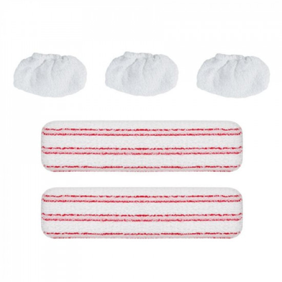 Polti Vaporetto Kit of 2 Cloths and 3 Sockettes PAEU0324 Suitable for Polti Vaporetto models: Pro, Classic, Forever Exclusive, Evolution, Edition and Vaporetto 2085 series