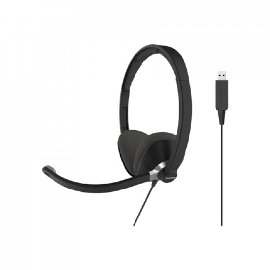 Koss USB Communication Headsets CS300 On-Ear, Microphone, Noise canceling, USB, Black