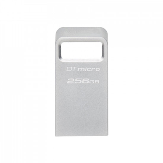 Kingston USB 3.2 Flash Drive DataTraveler micro 256 GB, USB 3.2, Silver