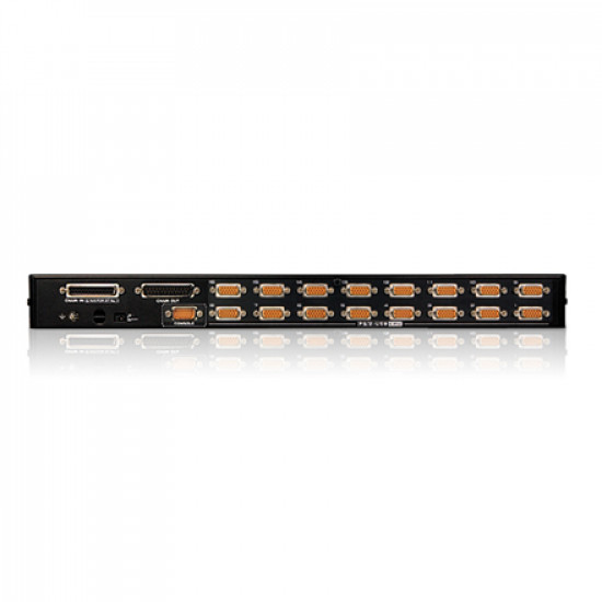 Aten CS1716A 16-Port PS/2-USB VGA KVM Switch with Daisy-Chain Port and USB Peripheral Support