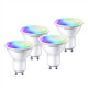 Yeelight LED Smart Bulb GU10 4.5W 350Lm W1 RGB Multicolor, 4pcs pack