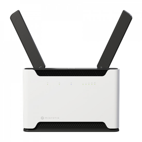 Wireless Router|MIKROTIK|Wi-Fi 6|IEEE 802.11a/b/g|IEEE 802.11n|IEEE 802.11ac|IEEE 802.11ax|USB 2.0|4x10/100/1000M|1x2.5GbE|S53UG+5HAXD2HAXD-TC&EG18