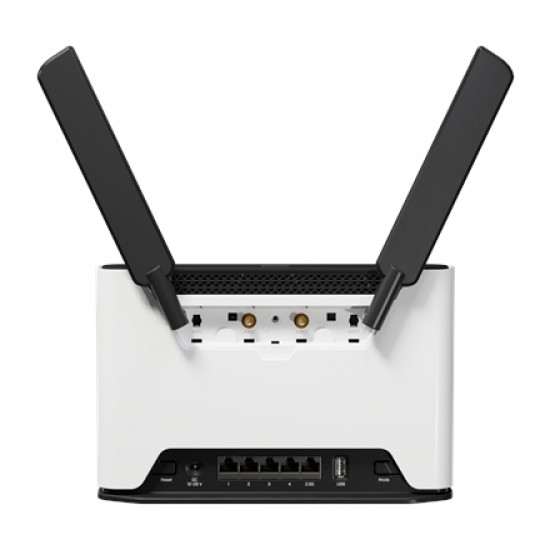 Wireless Router|MIKROTIK|Wi-Fi 6|IEEE 802.11a/b/g|IEEE 802.11n|IEEE 802.11ac|IEEE 802.11ax|USB 2.0|4x10/100/1000M|1x2.5GbE|S53UG+5HAXD2HAXD-TC&EG18